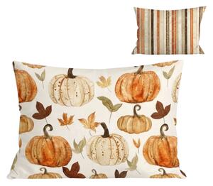 Flanelasta prevleka za blazino PUMPKINS & STRIPES 50x70 cm, barvna