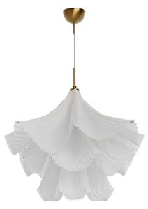 By Rydéns obesna svetilka Juliette, bela, til/kovina, 75 cm, E27, zatemnjen, Bela, Dnevna soba / jedilnica, Kovina, Dizajn