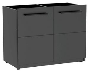 Cozze Elements Modul za letno kuhinjo (Črna, Š x G x V: 110 x 60 x 88,5 cm, Jeklo)