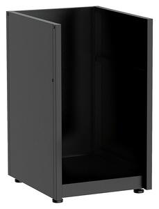 Cozze Elements Modul za letno kuhinjo - omarica za hladilnik (Črna, Š x G x V: 49,5 x 60 x 88,5 cm, Jeklo, Ustrezno za: Cozze Elements Hladilnik)