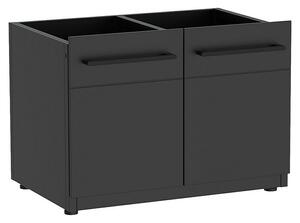 Cozze Elements Modul za letno kuhinjo (Črna, Š x G x V: 90 x 60 x 66,5 cm, Jeklo)