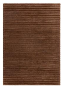 Temno rjava ročno tkana volnena preproga 160x230 cm – Asiatic Carpets