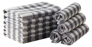 Kuhinjska krpa CORIVA 50x70 cm siva, set 10 kosov