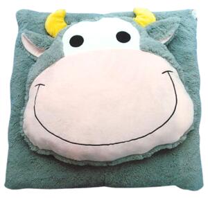 Otroška blazina CUDDLI FRIENDS 70x70 cm plišasta - več barv Barva: Siva