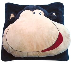 Otroška blazina CUDDLI FRIENDS 70x70 cm plišasta - več barv Barva: Temno modra