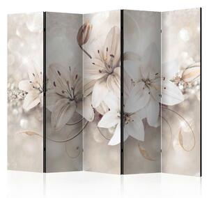 Artgeist Paravan Diamond Lilies I, 5-Delni, Enostranski