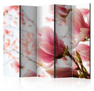 Artgeist Paravan Pink Magnolia I, 5-Delni, Dvostranski