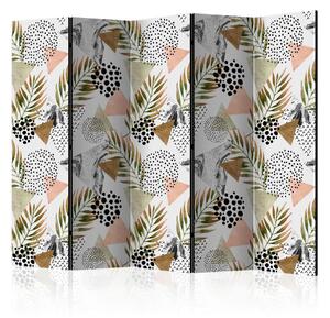 Artgeist Paravan Tropical Geometry I, 5-Delni, Dvostranski