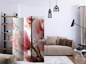 Artgeist Paravan Pink Magnolia, 3-Delni, Dvostranski