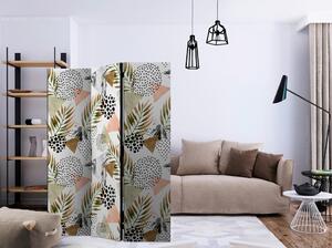 Artgeist Paravan Tropical Geometry, 3-Delni, Dvostranski
