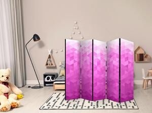 Artgeist Paravan Pink Pixel I, 5-Delni, Dvostranski