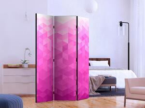 Artgeist Paravan Pink Pixel, 3-Delni, Dvostranski