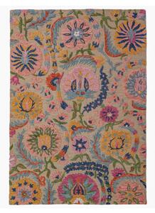 Ročno tkana volnena preproga 140x200 cm Amira Floral – Flair Rugs