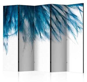 Artgeist Paravan Sapphire Feathers I, 5-Delni, Dvostranski