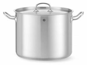 Visok Lonec s Pokrovom, 13.5L, Nerjaveče Jeklo, 280x220mm