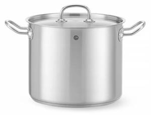 Visok Lonec s Pokrovom, 9L, Nerjaveče Jeklo, 240x200mm