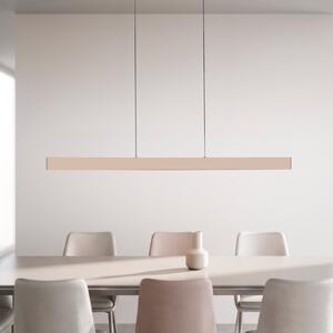 JUST LIGHT. GmbH LED-visoka svetilka Adina, peskobejžna, kovina, 3.000 K, svetloba, Bež, Dnevna soba / jedilnica, Aluminij, Sodobni