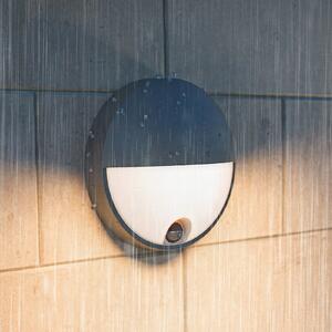Philips LED zunanja stenska svetilka Capricorn UE, senzor, IP44, Siva, Aluminij