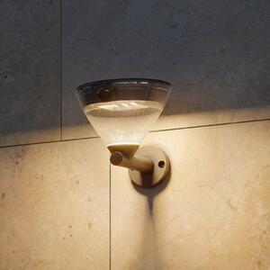 Philips LED-sončna stenska svetilka Kyna, črna, senzor, IP44, Črna, Plastika