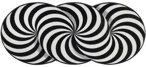 TEKAČ Infinity Swirl 60/140 cm potiskano črna, bela