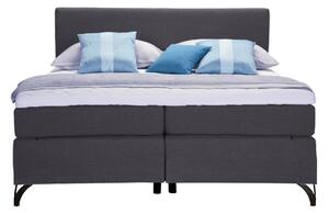 POSTELJA BOXSPRING 180 cm x 200 cm , tekstil antracit