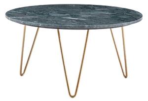 Livetastic Klubska Miza Marble, Marmor, Zelena