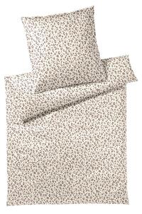 POSTELJNINA LEOLOOK 140/200 cm mako saten rjava