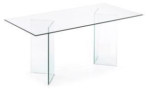 Steklena jedilna miza 90x180 cm Burano – Kave Home