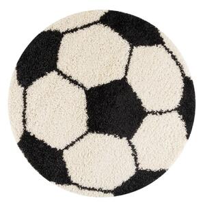Črno-kremno bela otroška preproga ø 120 cm Fun – Ayyildiz Carpets