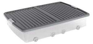 Plastična škatla za pod posteljo s pokrovom 79x58x16,5 cm W box underbed XL – KIS