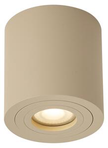 Sodoben stropni reflektor Taupe GU10 50mm IP44 - Capa