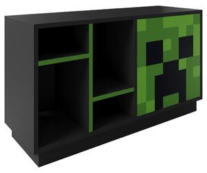 Minecraft Široka Komoda Minecraft, Črna