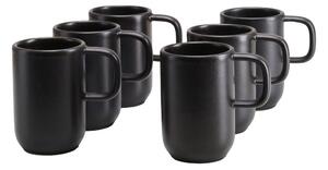 SET SKODELIC ZA KAVO Uno Schwarz 6-delni 300 ml