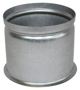 Bertrams Dvojna stenska obloga (Premer: 130 mm, Ogenj aluminiziran, Srebrno-sive barve)
