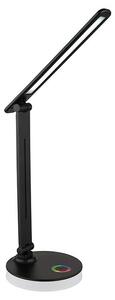 Globo LED namizna svetilka Geraldo (5 W, Do x Š x V: 280 x 150 x 500 mm, Večbarvno, Črna)