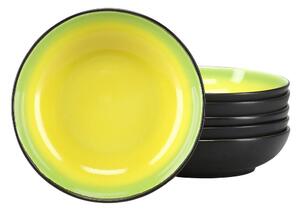 SET GLOBOKIH KROŽNIKOV Hot Green 22/5 cm