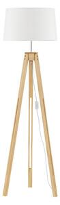 Bela/v naravni barvi stoječa svetilka (višina 145 cm) Leroy – Nova Luce