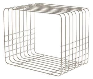 Večnivojska kovinska polica v sijajno srebrni barvi 38 cm Store-It – Mette Ditmer Denmark