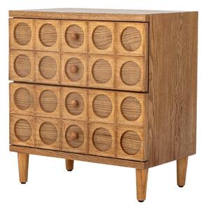 Komoda v dekorju jelke v naravni barvi 56x61x35 cm Vester – Bloomingville