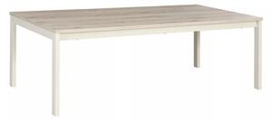 Klubska mizica FROST 120x60 cm kremna, dekor hrast alpski