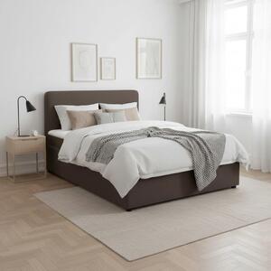 Bessagi Home Postelja Z Vzmetnico Marco, Rjava, 140x200