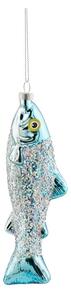 Steklen okrasek za jelko 5 cm Sardine – Sass & Belle