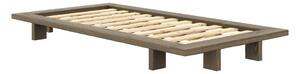 Rjava postelja iz masivnega bora z letvenim dnom 90x200 cm Japan – Karup Design
