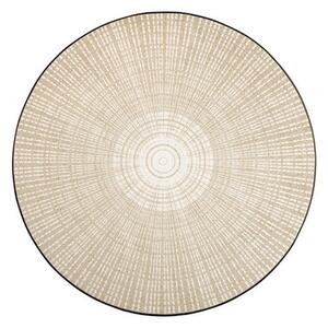 RAVNO TKANA PREPROGA Cascara Beige 145/145 cm potiskano bež