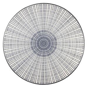 RAVNO TKANA PREPROGA Cascara Grey 145/145 cm potiskano siva
