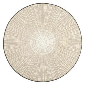 RAVNO TKANA PREPROGA Cascara Beige 115/115 cm potiskano bež