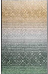 RAVNO TKANA PREPROGA Green Desert 115/175 cm potiskano siva, zelena, bež