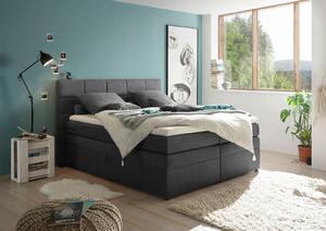 POSTELJA BOXSPRING 180 cm x 200 cm , umazano rjava