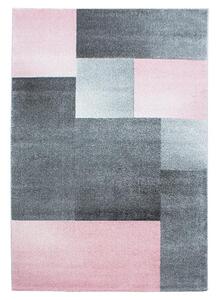 Novel Tkana Preproga Lucca, Roza, 140x200cm