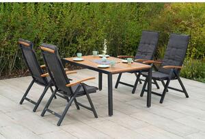 Gardenson Vrtna Garnitura Tilos, 5-Delno, Masivno, Vklj.blazine